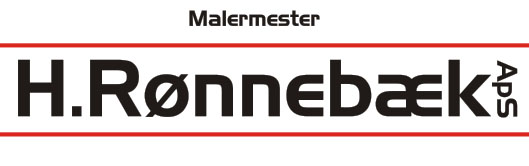 Malermester H. Rønnebæk Logo
